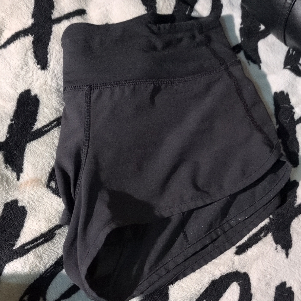 Lululemon Athletica Black Athletic Shorts Moisture-Wicking Comfort - Picture 1 of 5